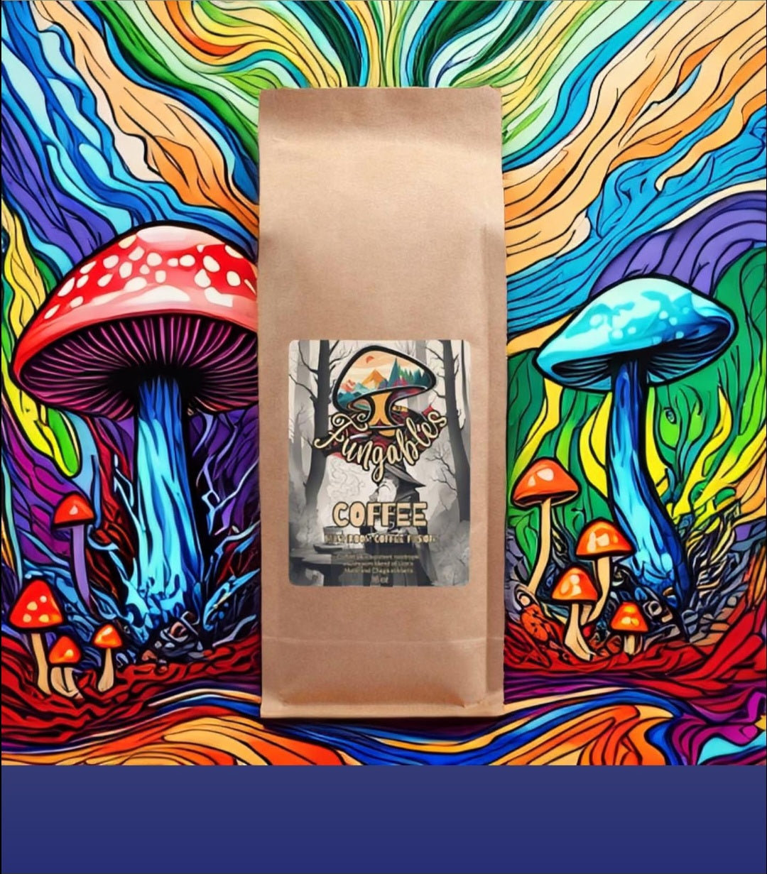 Mushroom Coffee Fusion - Lion’s Mane & Chaga 16oz