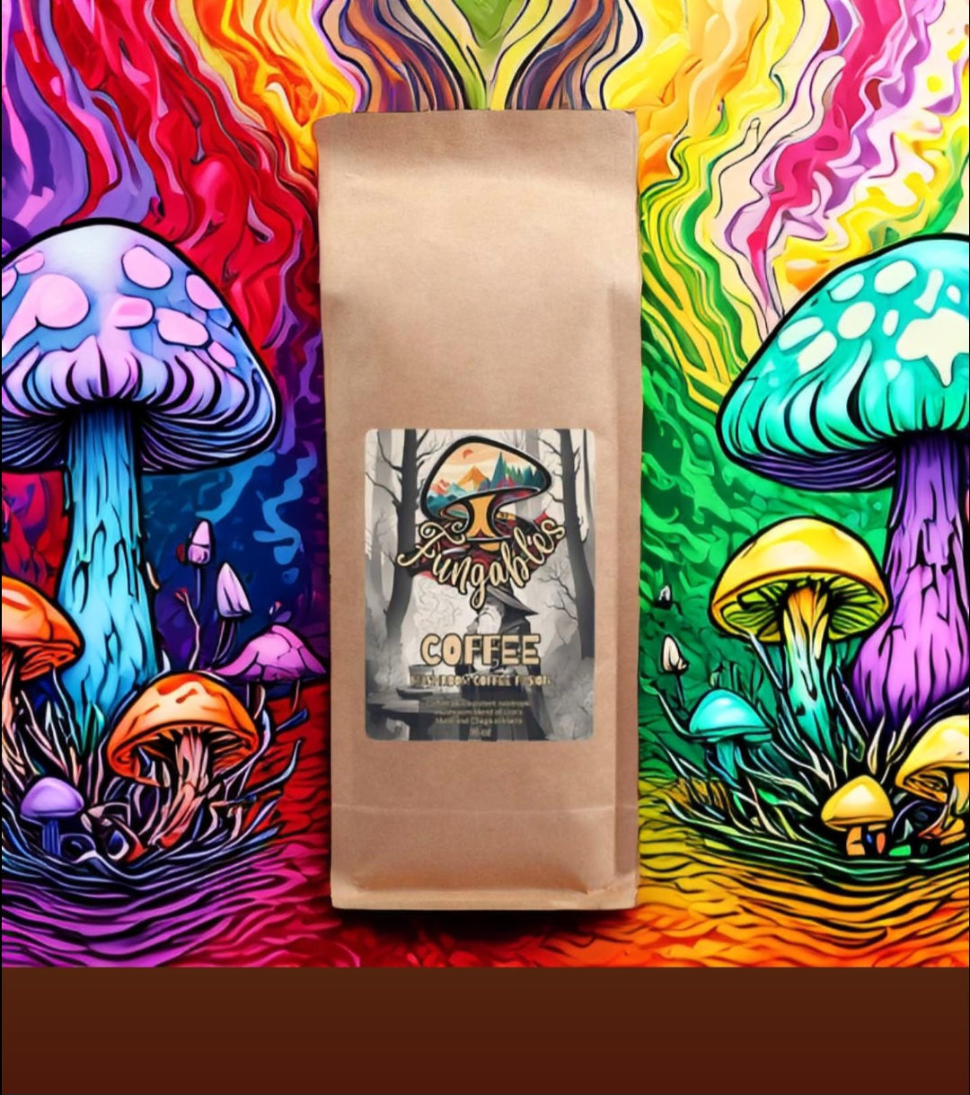 Mushroom Coffee Fusion - Lion’s Mane & Chaga 16oz